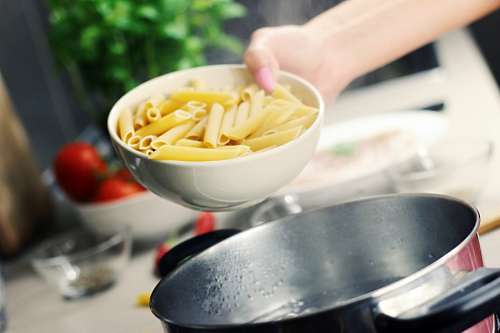 panela Macarrão seco