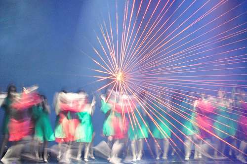 laser Show de luz do laser
