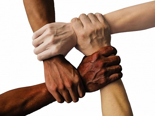 cooperacao Mãos unidas