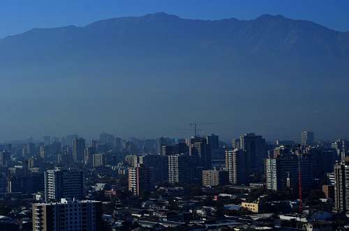fotografia vista da cidade Chile, Santiago, Chile, Cityscape