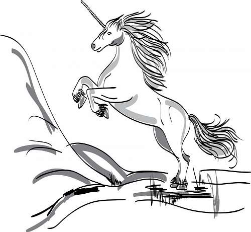 unicornios de coloracao Imagem de unicórnio para colorir