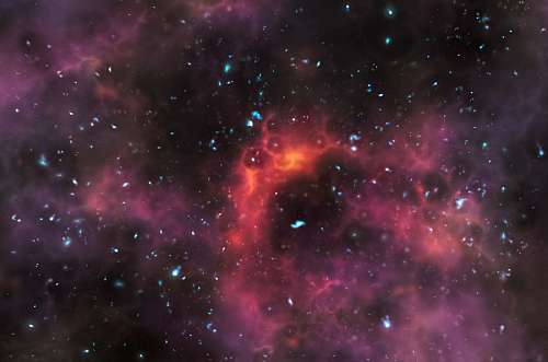 fundo, espaço, galáxia, natureza, estrela