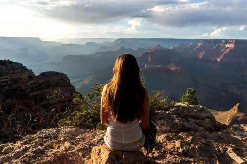 Mulher na montanha