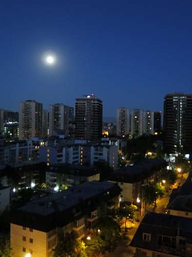 lua cheia Santiago do Chile