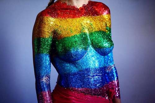 Top de Glitter Multicolor