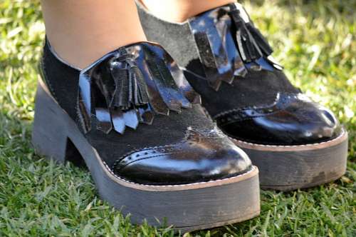 plataforma Sapatos de Festa Feminina