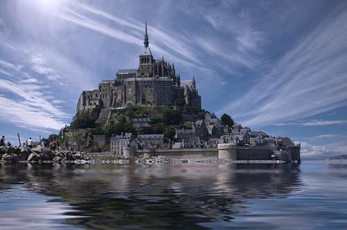 mont saint michel Mont Saint Michel, França