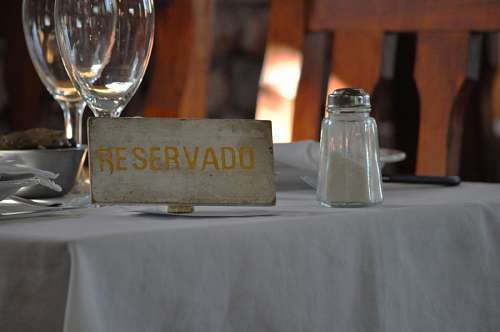 restaurante reservado