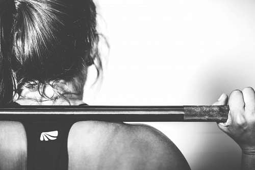 levantamento Mulher, fazendo, crossfit