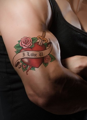 impressionante Tatuagem de amor