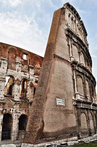 Parte, de, colosseum, em, roma, itália