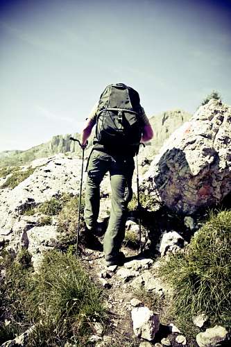 wandern Escalada homem