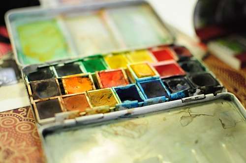 paleta, cor, cores, pintura, esmalte, colorido