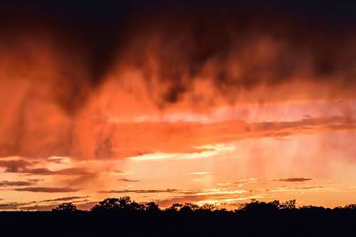 rojo Céu avermelhado