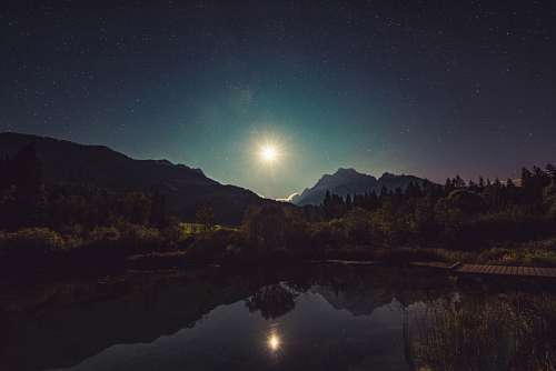 meia noite Estrelas no meio da noite