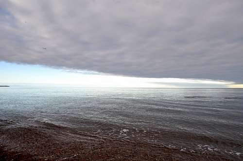 puerto madryn pôr do sol, pôr do sol, horizonte, nuvens, nuvem