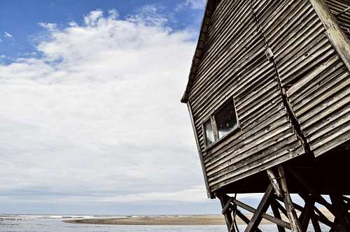 abandonado Casa abandonada na praia de Valizas, Uruguai.