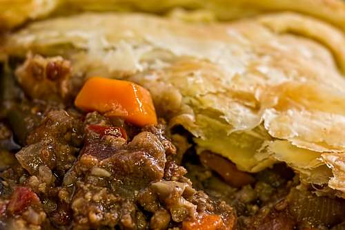 recheio Pastel de carne