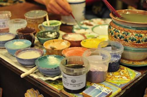 pintura, pinturas, pintura, arte, decoração, ceram