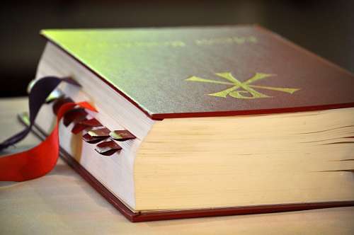 marcador Livro religião