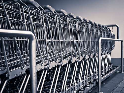 supermercado Carrinhos de compras