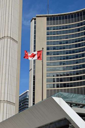bandeira e cidade Bandeira do canadá