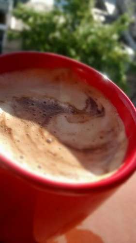 copo de leite Xícara de café