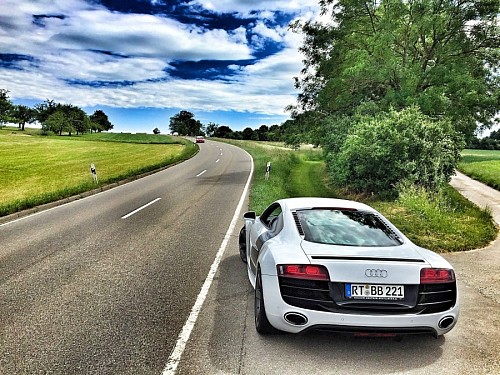 screen Audi R8 carro esportivo para papel de parede