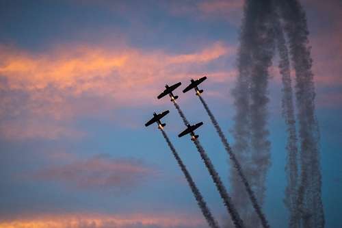 risco Acrobacia aérea