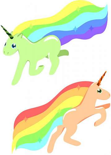 imagens de unicornios kawaii Imagens de Unicórnio de arco-íris