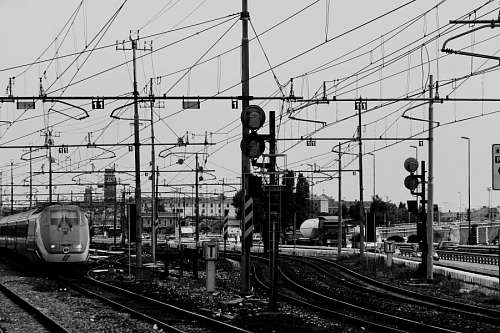 faixa preta Estação de trem