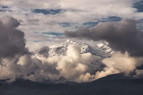 Paisagem de montanhas