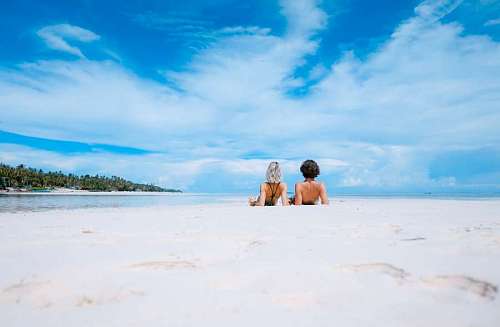 duas pessoas Par, praia