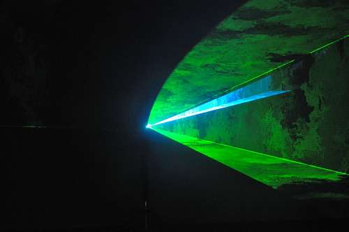 laser Show de luz do laser