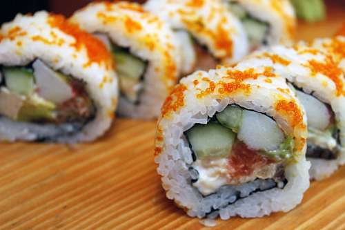 alga marinha Sushi