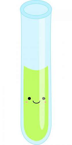 kawaii Tubo de ensaio kawaii