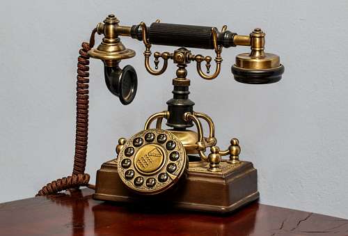 antiquado Telefone antigo