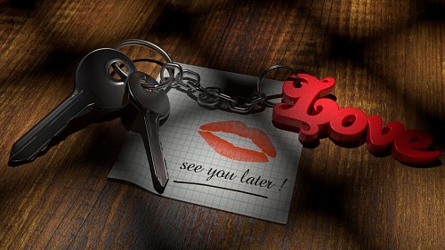 chaveiro Até logo Love Valentine