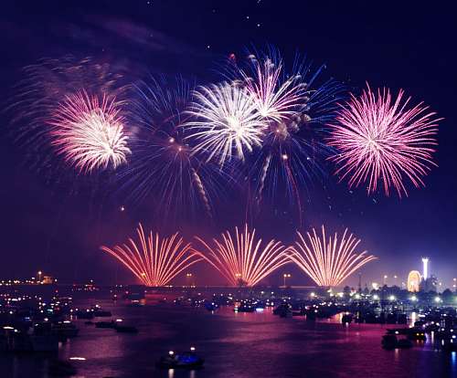 fogos de artifício