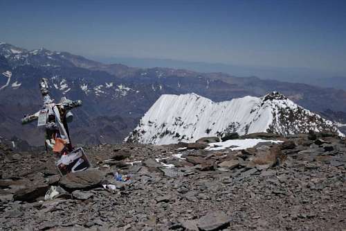 mendoza Cume da Montanha Aconcágua na Província de Mendoza, Argentina