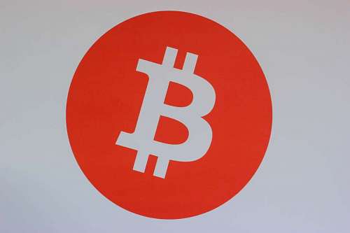 cambio Logotipo da Bitcoin na cor laranja