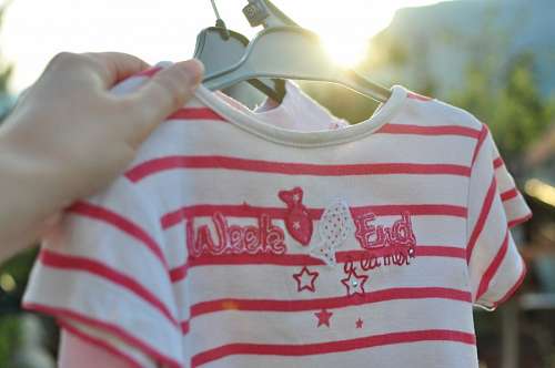 cabides roupas, mulher, camisa, rosa, pendurar, secas, secas,
