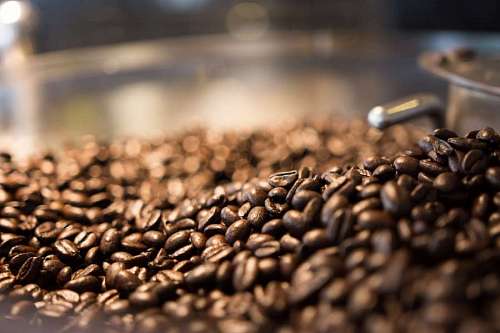 bebida de cafe da manha Grãos de café torrados