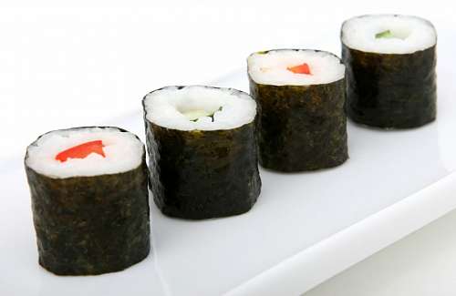 alga marinha Sushi