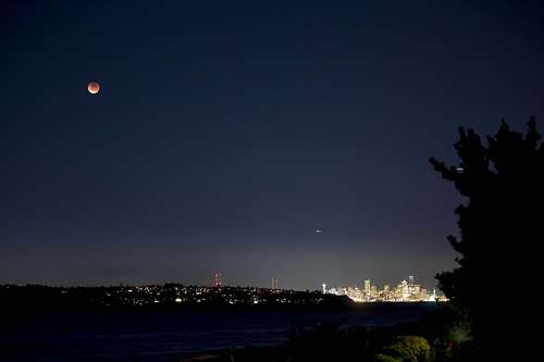 fase lunar Lua vermelha