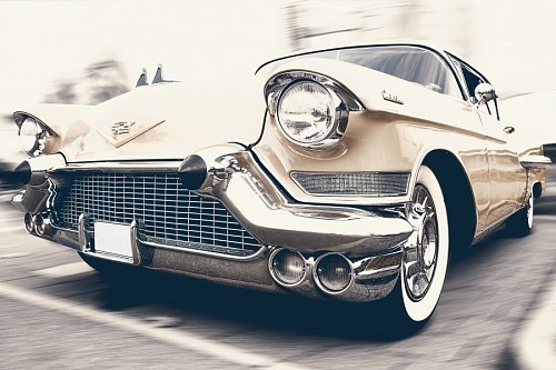 Cadillac de auto champanhe para papel de parede