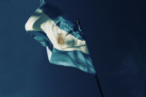 mastro Bandeira da argentina