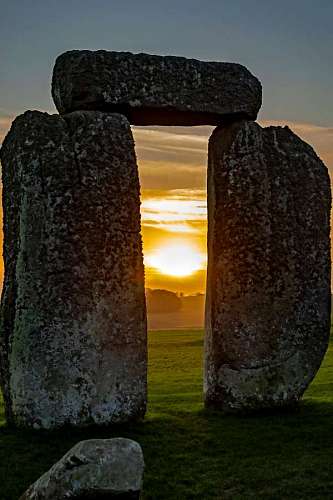 paisagem dramatica Stonehenge