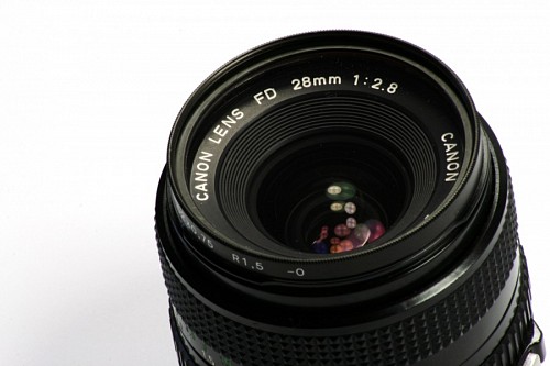 Lente da câmera de reflexo de 28mm