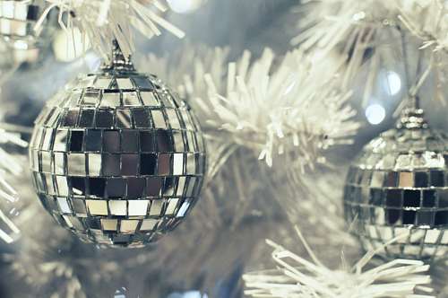 2015 Enfeite De Natal Branco